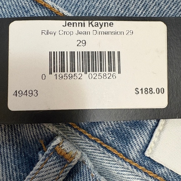 AGOLDE Riley High Rise Straight Leg Dimension Light Medium Blue Size 29 NEW NWT - Picture 12 of 14